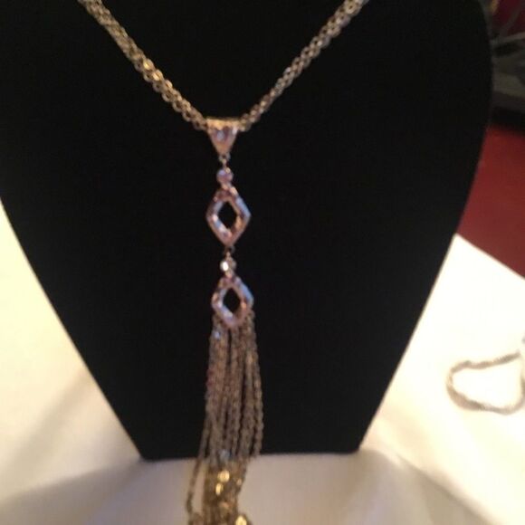 $10 ea or 3/$20 Goldtone Tassel Necklace - Picture 2 of 8